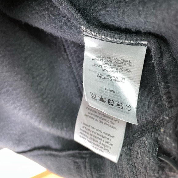 Portland Trailblazer Black Fleece Jacket Mens Large - Picture 6 of 6